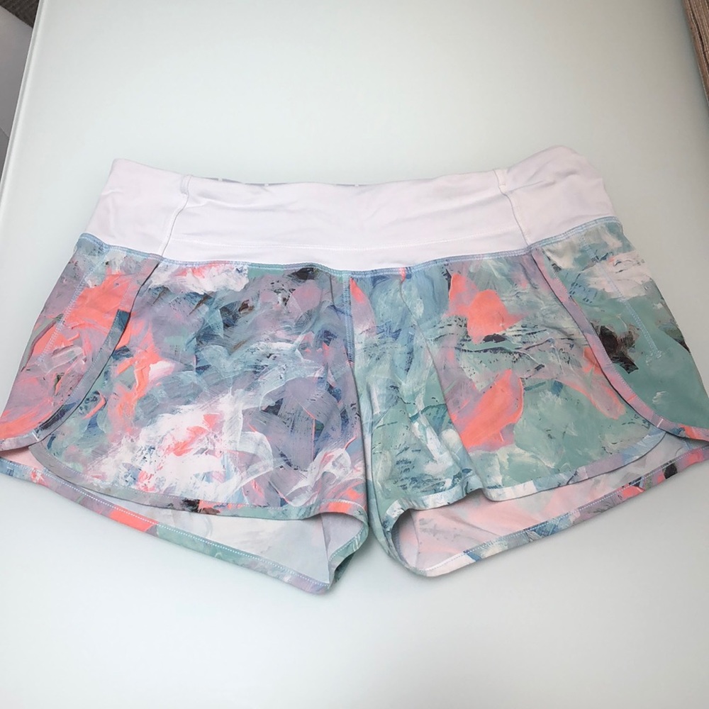 Lululemon Run times short brushed illusion